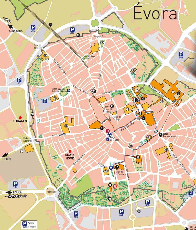 Ebora Home - Garage Free - Centro Historico Эвора Экстерьер фото